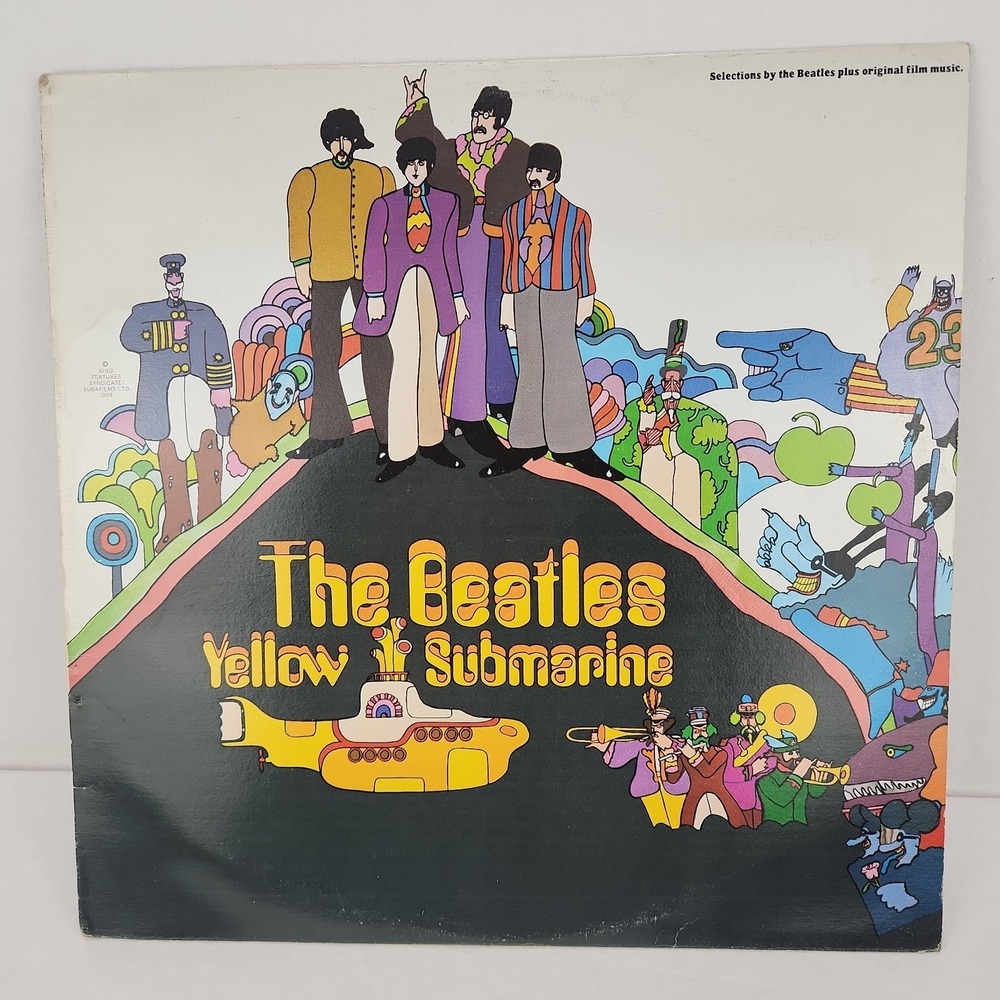Vintage The Beatles Yellow Submarine LP Circa 1968 Capitol Records SW-153